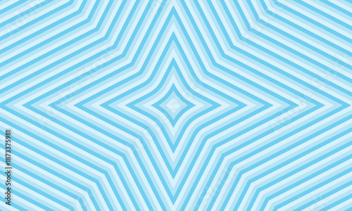 Cuadro en lienzo Concentric Blue Diamond Abstract Background