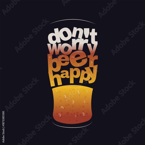 Happy beer day, National Beer Day, vector illustration, flyer, banner, social media post, poster, typography, icons, October 27th, Get Together, fun Life, friends, beers, benefits of drinking beer