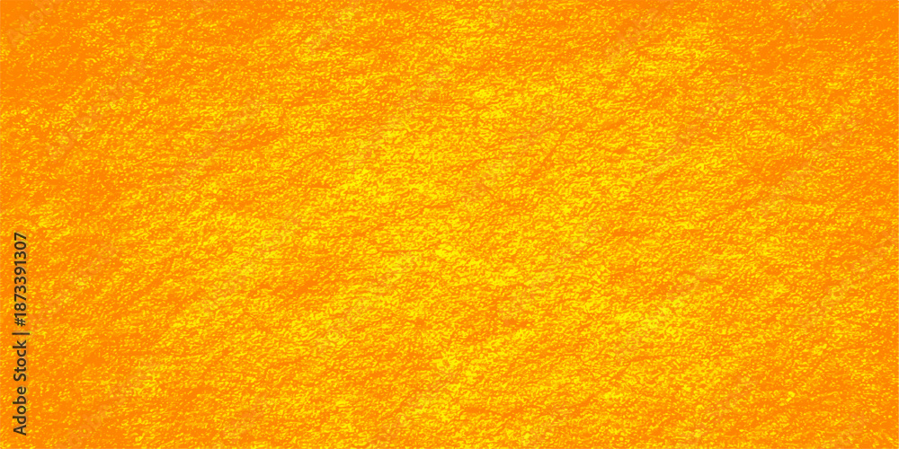 Fototapeta premium A macro closeup of an orange fruit peel texture reveals a golden yellow pattern of citrus surface drops and bubbly liquid foam resembling a grunge gold beer drink wallpaper