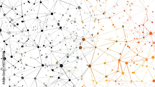 Vector background patterns of network grids modern tech-inspired geometric grid design