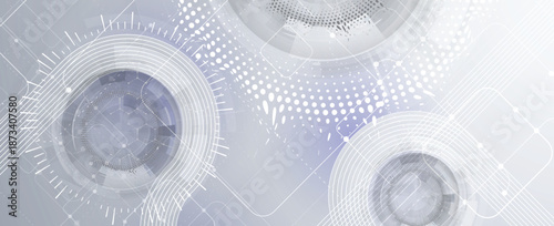 Сircuit board concept or technology system design. Secure cyber background