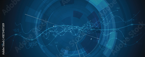 Сircuit board concept or technology system design. Secure cyber background