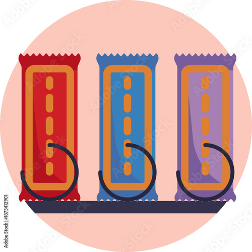 Quick bite symbol—indicates an easily accessible, ready-to-eat snack option.