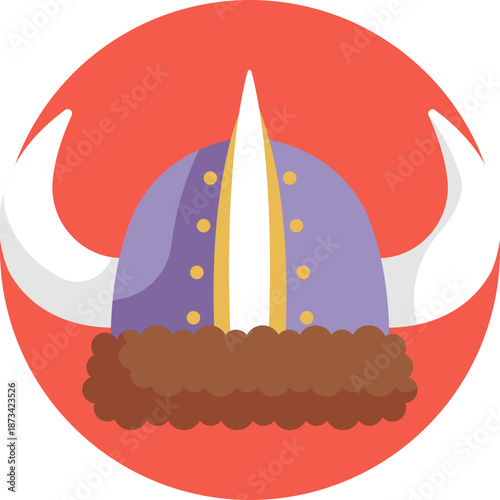 Classic Viking Helmet – A traditional horned helmet representing Viking warriors and Norse heritage.