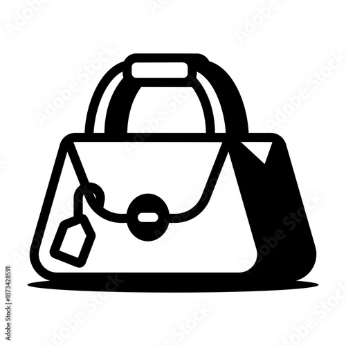 A linear icon denoting a bag sale