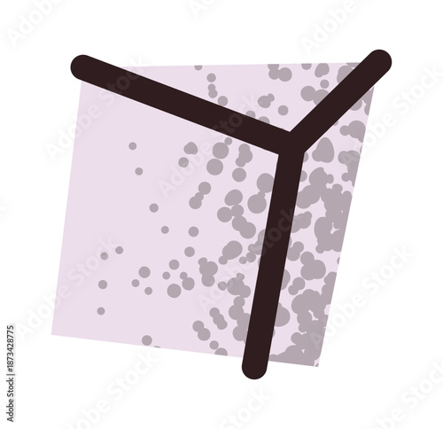 Sugar block tea sweetener sticker