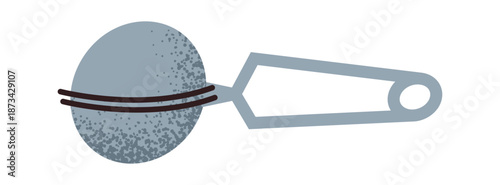 Tea strainer ball sticker design