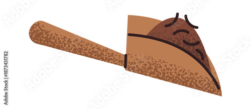 Wooden measuring tea spoon sticker