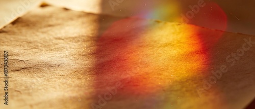 色彩の光がにじむ穏やかなフィルム風表現