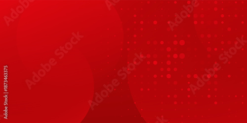 red abstract dot background. dynamic shapes composition. eps.10.