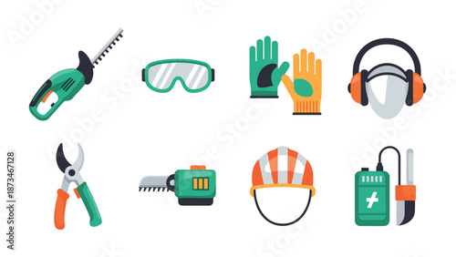 Essential safety gear and tools for gardening and landscaping work