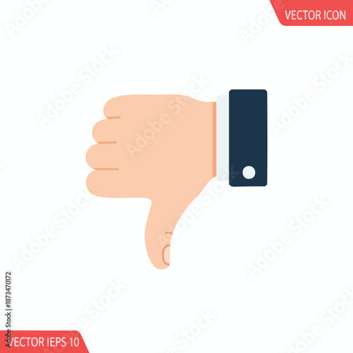 Thumbs Down Vector Icon
