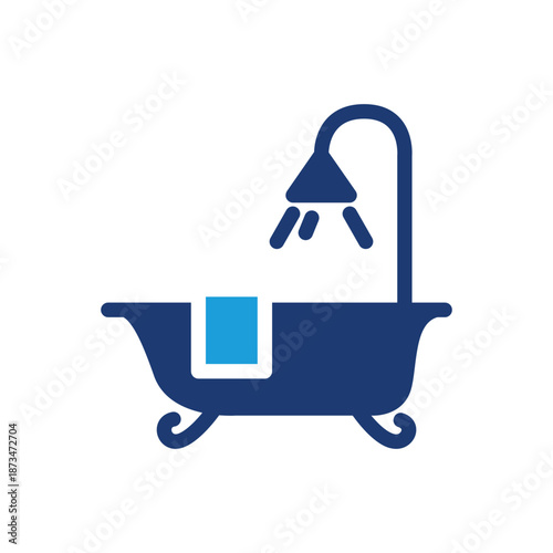 bathroom colored icon vector design good for web or mobile app