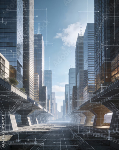 Urban Skyscraper Canyon