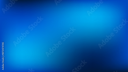 Abstract blue gradient background with soft light transitions
