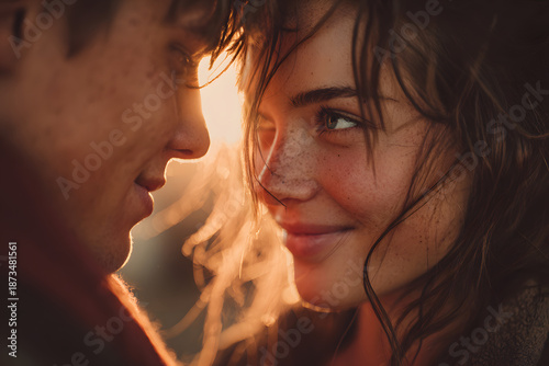 Obraz na płótnie couple in love