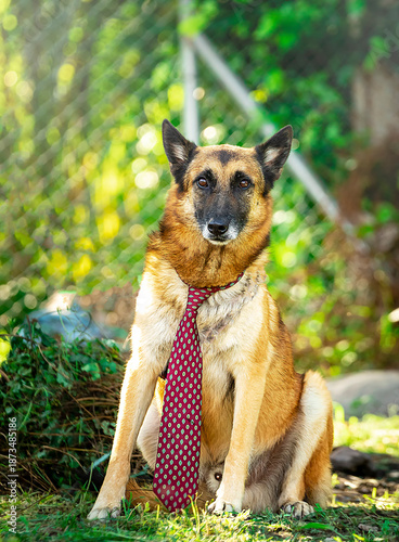 Adorable Street Dog portrait in natural background