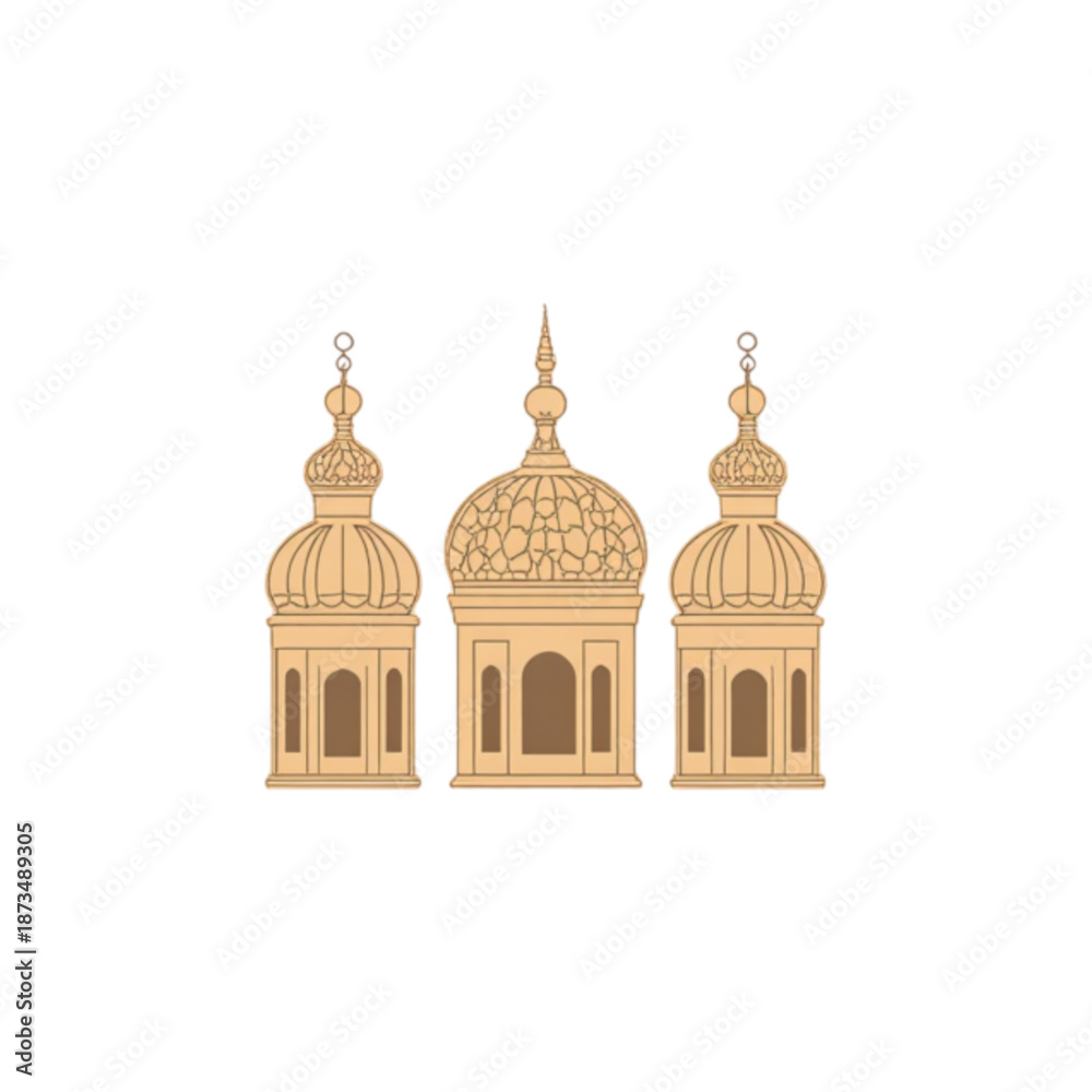 Fototapeta premium mosque lanterns