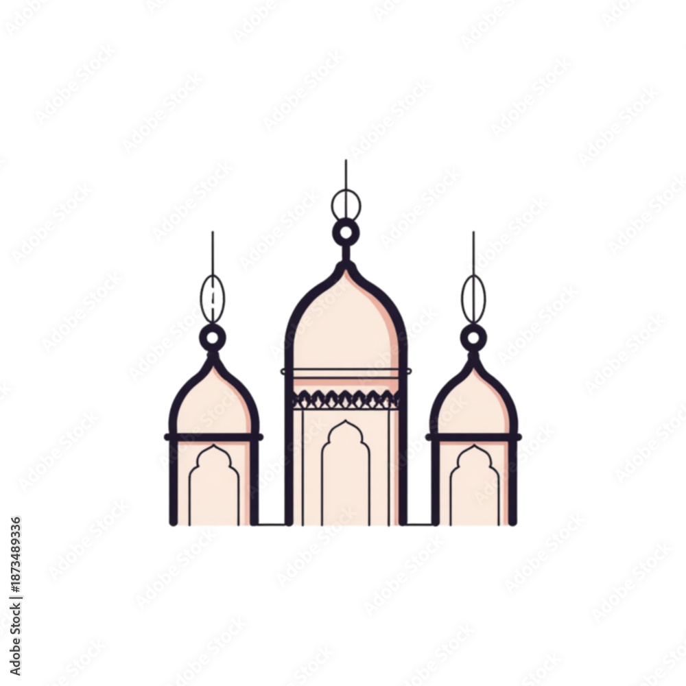 Obraz premium mosque lanterns