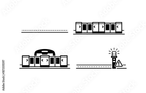 Automated subway entry system with multiple turnstile styles and security features