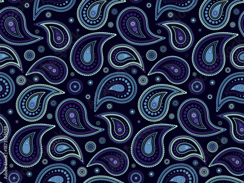 Asian luxury a fashionable old-fashioned. Abstract paisley at complexity damask. Drawn intricate as curly boteh.