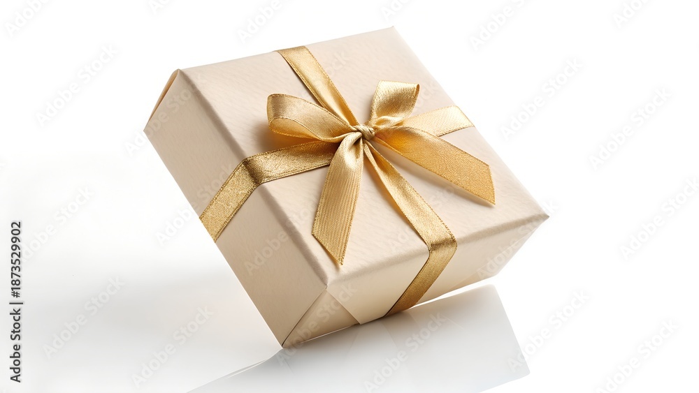 Obraz premium gift box isolated on white
