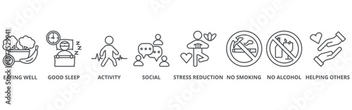 Mental health web icon vector illustration concept	