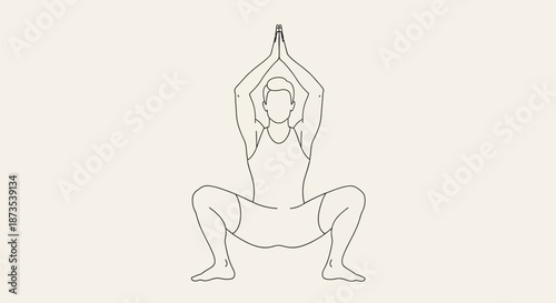 Woman Practicing Yoga in Lotus Position.