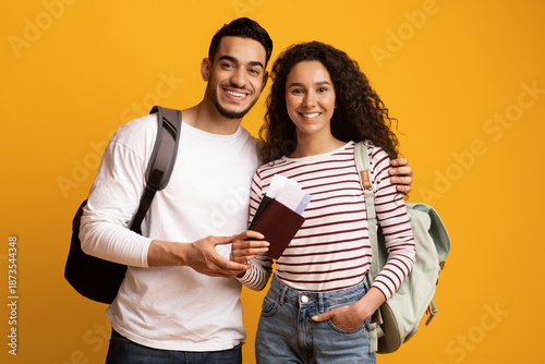 Quadro em tela Happy Travellers
