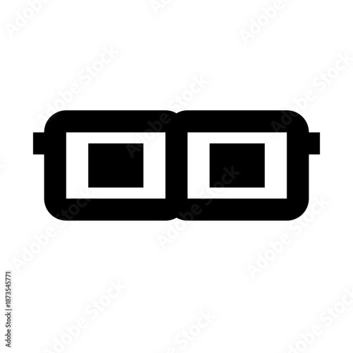 3D Glasses Icon - Cinema & Film