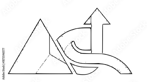 Minimal Bold Vector Shapes for Confident Brand Identity