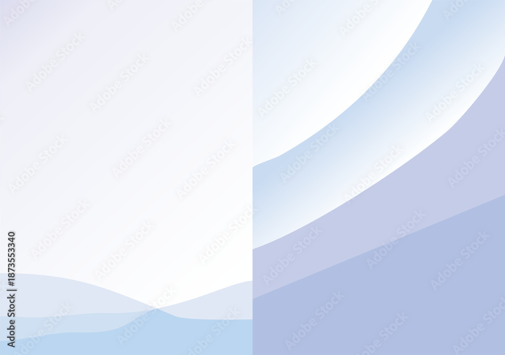 Obraz premium Abstract minimalist background with gentle yellow and white gradient curves for healthcare, technology, or corporate presentations