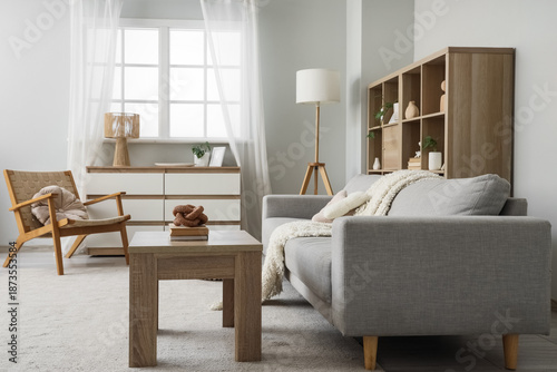 Interior of stylish living ...