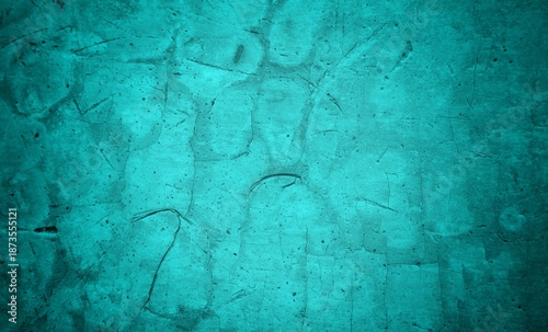 A vivid teal cracked surface texture suitable as a neutral background for graphic design, photography backdrops, or websites. The distressed