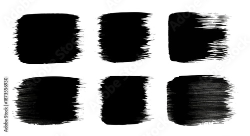 Brush strokes in black ink on white.