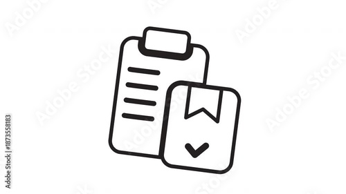 Glossy vector icons showing a USB flash drive and a car symbol for technology and digital design concepts