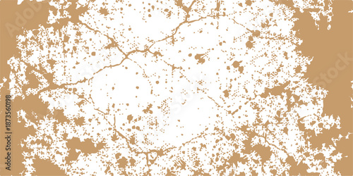 Aged brown rust texture on an old rough metal plate surface with a dirty grunge pattern and marble stone detail providing abstract space for your text as a textured antique wallpaper background