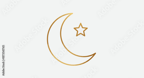 Ancient Islamic Holy Book With Ornate Gold Embossing, A Revered Manuscript