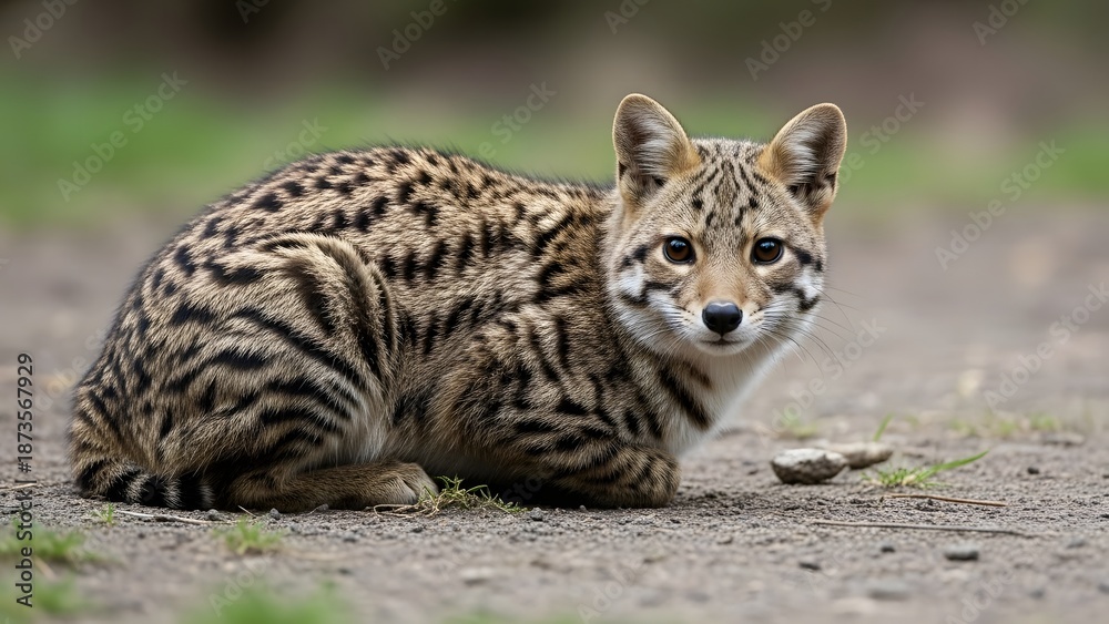 Obraz premium Dramatic prairie dog view