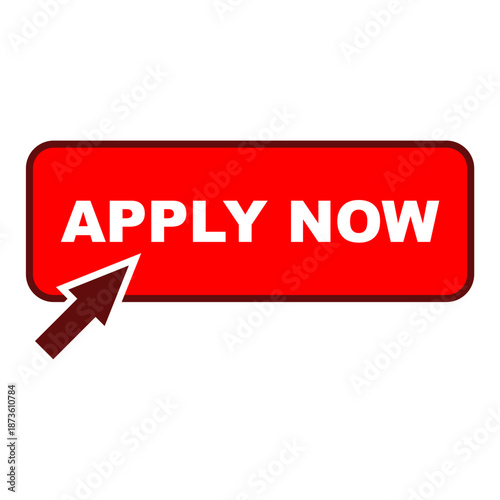 apply now icon vector design template on transparent background