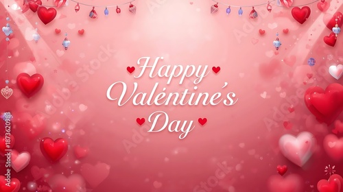 Celebrate valentine's day with love and hearts