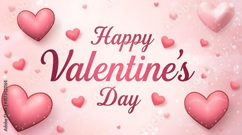 Celebrate valentine's day with love and hearts