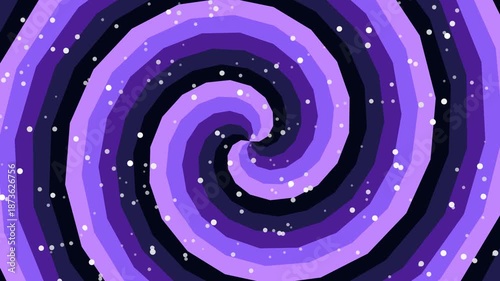 Purple Galaxy Swirl: Cosmic Abstract with Glittering Stars