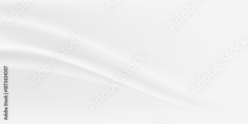 abstract background vector white and gray tone, wave overlapping with shadow modern concept, space for text or message web and book design