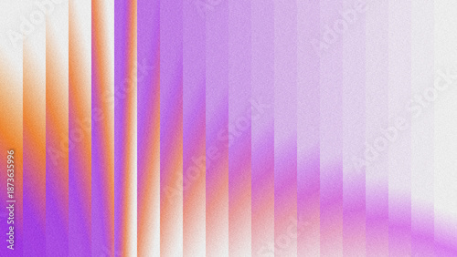Canvastavla Vertical gradient bars transitioning from orange and white to purple and pink on a grainy background