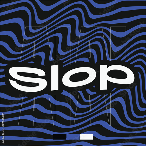 Bold White typography of 