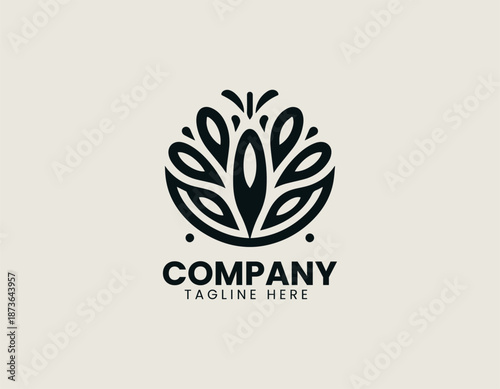 Apple seeds symbol is arranged as clean black vector logo illustration