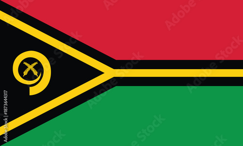 national flag of Vanuatu. 