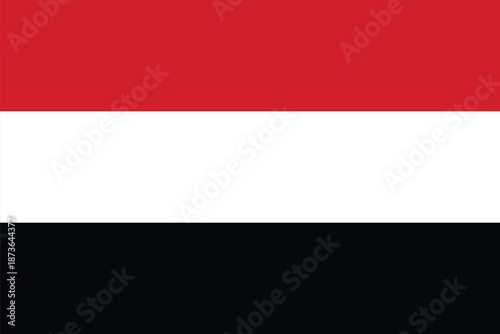 national flag of Yemen. 