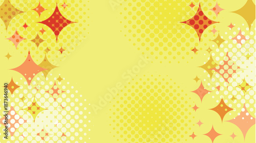 ダイヤ　オレンジ　黄色　模様　背景